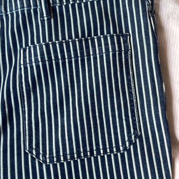 Navy Pin-Stripped Straight Leg Pants NWOT - Picture 4 of 8